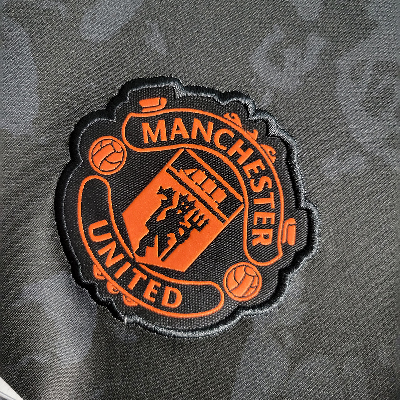 Retro 2019-20 Manchester United Black Second Guest Football jersey retro