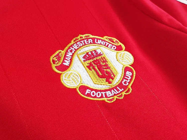 Retro 1983 Manchester United Home Soccer Shirt Jersey