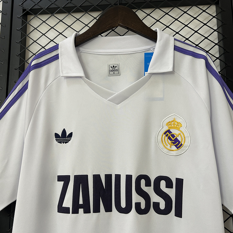 Retro 1984-85 Real Madrid Home Football jersey retro
