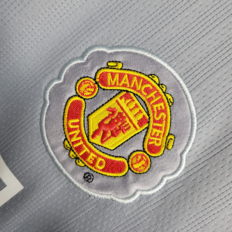 Retro 2007-08 Manchester United gray goalkeeper Football jersey retro