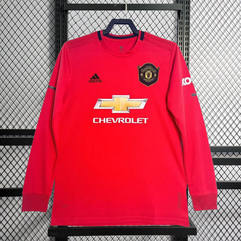 Retro 2019-20 Manchester United home field Football jersey retro