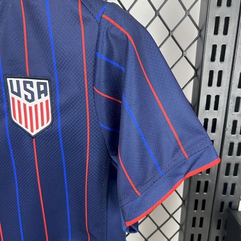 2025-26 USA Away kids Football jersey United States