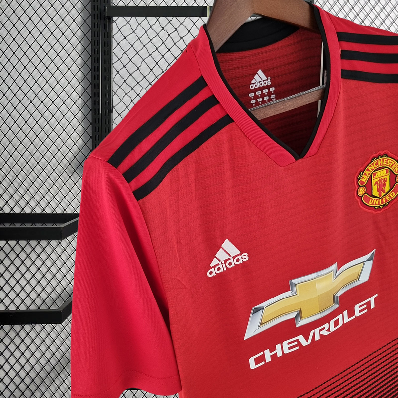 Retro 2018-19 Manchester United home field Football jersey retro