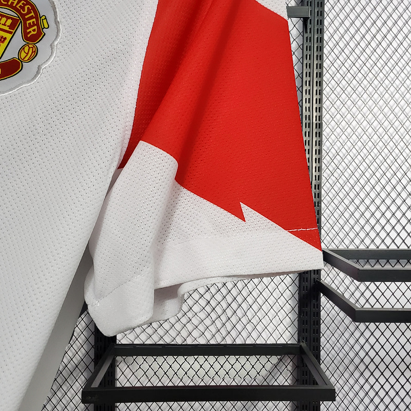 Retro 2010-11 UCL Manchester United in the Champions League version away Football jersey retro