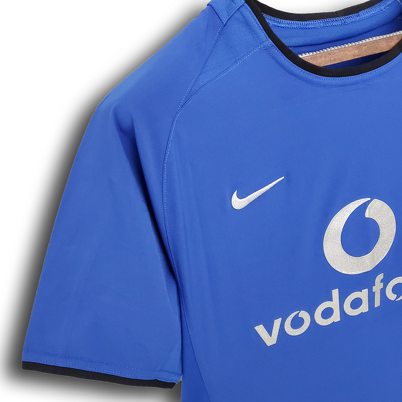 Retro 2002-04 Manchester United away BECKHAM v.NISTELROOY GIGGS KEANE Football jersey retro