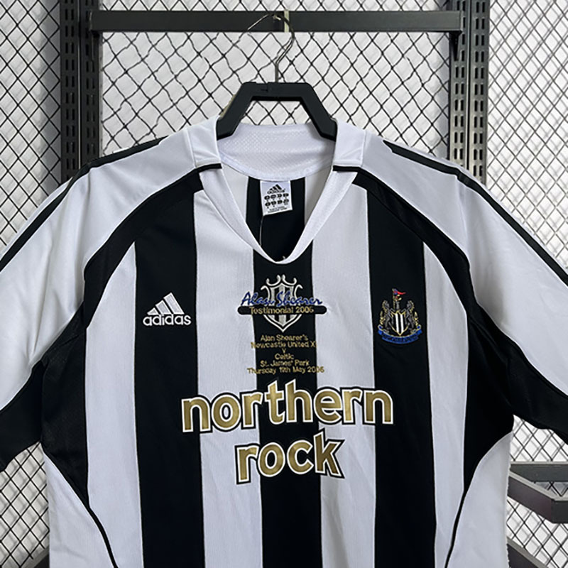Retro 2005-06 Newcastle United Home Testimonial Shearer 9 Football jersey retro