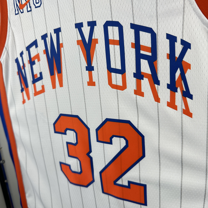 2025 NBA New York Knicks 32 TOWNS Basketball Jersey