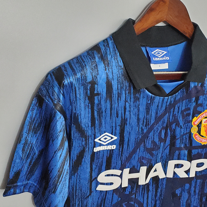 Retro 1992-93 Manchester United in the  away   Football jersey retro