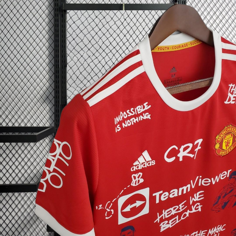 2021-22 Manchester United graffiti Football jersey