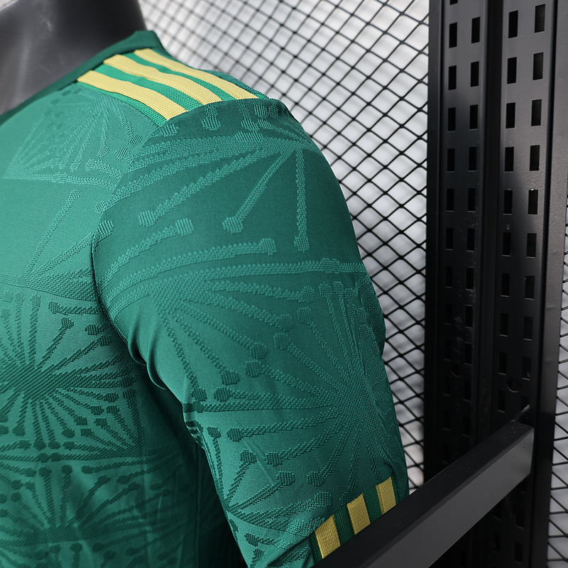 Player 2025-26 Mexico Gold Cup Special Edition green Long sleeves Football jersey