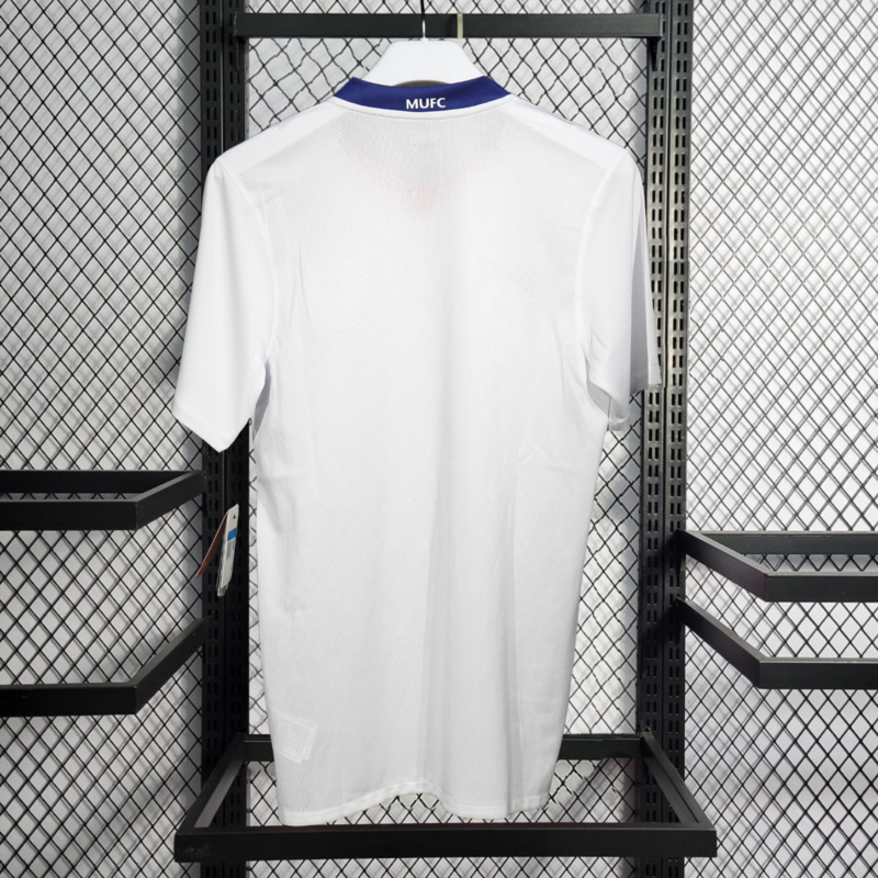 Retro player 2008-09 Manchester United Away White Football jersey retro