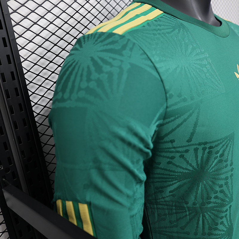 Player 2025-26 Mexico Gold Cup Special Edition green Long sleeves Football jersey