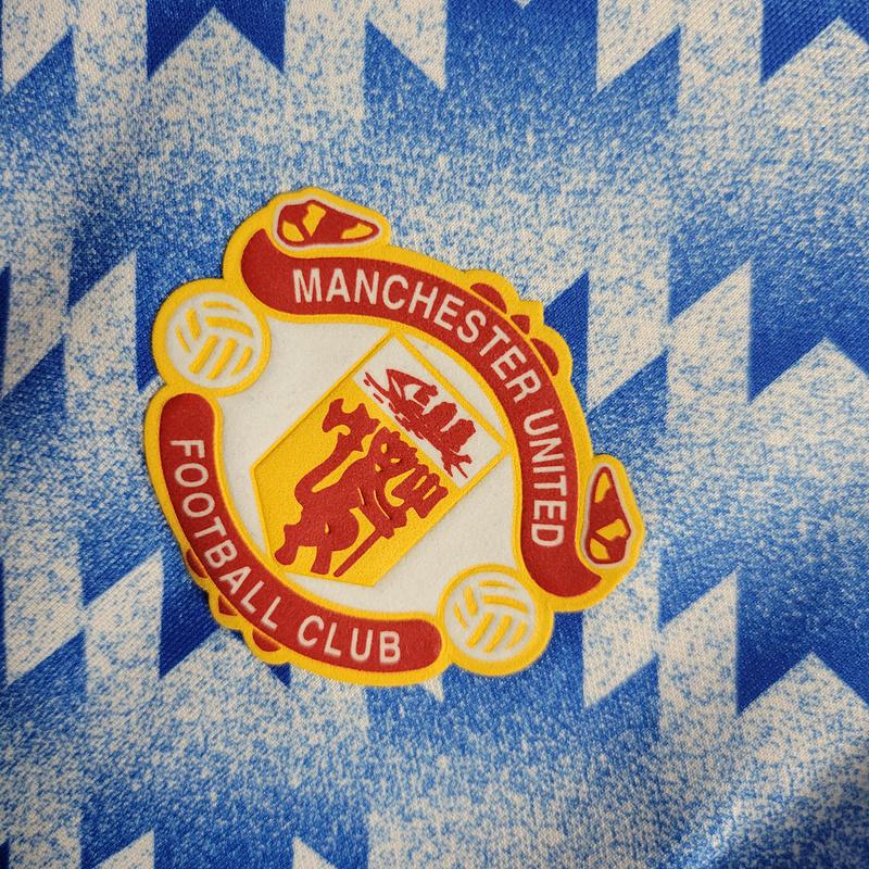 Retro Long Sleeve 1990-92 Manchester United away Football jersey retro