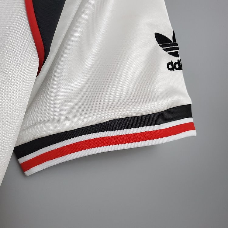 Retro 1985 Manchester United white Football jersey retro
