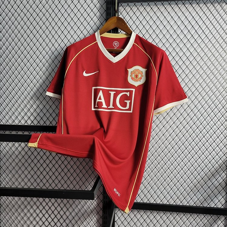 Retro 2006-07 Manchester United home Football jersey retro