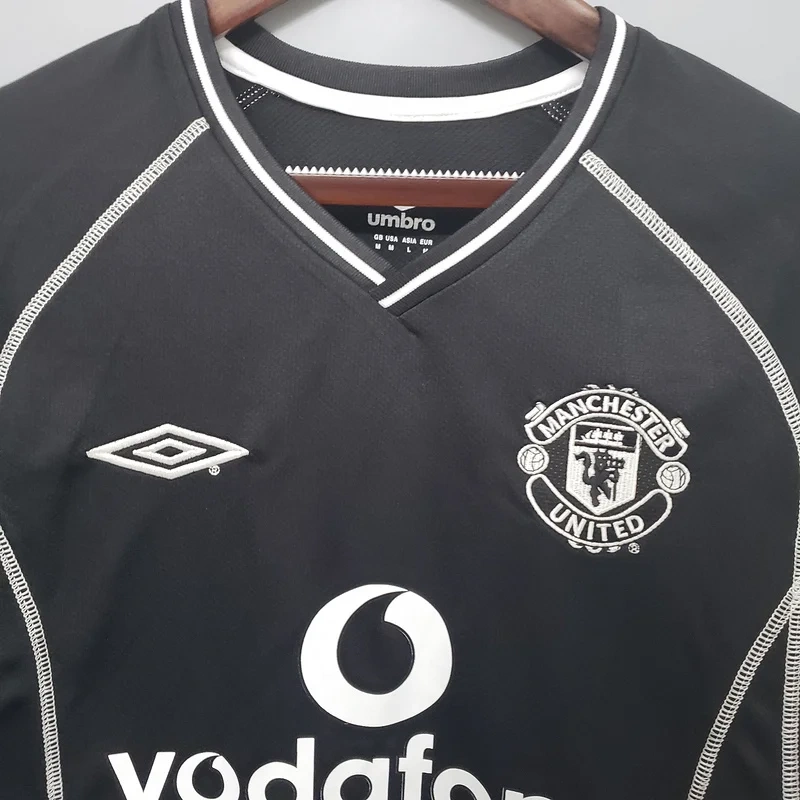 Retro 2001-02 Manchester United Black Football jersey retro
