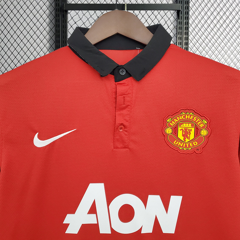 Retro 2013-14 Manchester United Home Football jersey retro