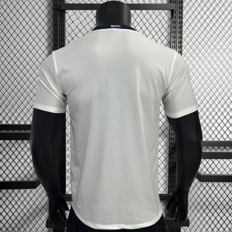 Retro player 2008-09 Manchester United Away White Football jersey retro