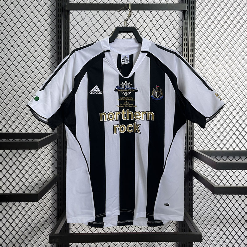 Retro 2005-06 Newcastle United Home Testimonial Shearer 9 Football jersey retro