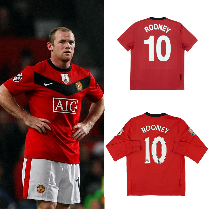 Retro 2009-10 Manchester United home Football jersey retro
