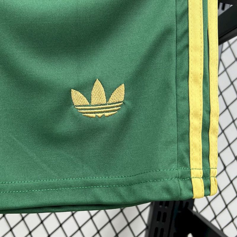2025-26 Mexico Gold Cup Special Edition green Kids Football jersey