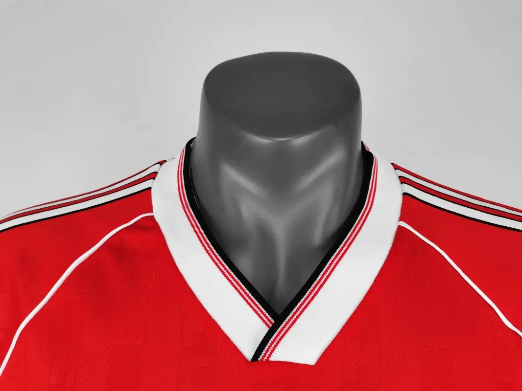 retro 1988-90 Manchester United home retro football jersey Fan version
