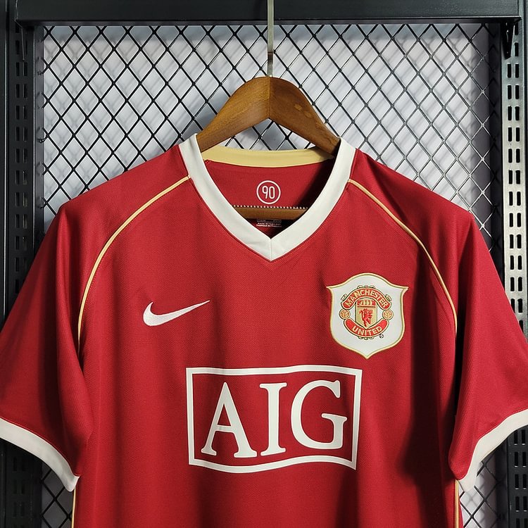 Retro 2006-07 Manchester United home Football jersey retro