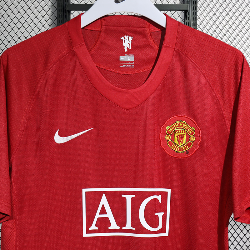Retro player 2007-09 Manchester United home Football jersey retro