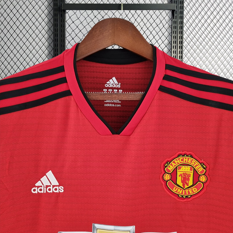 Retro 2018-19 Manchester United home field Football jersey retro