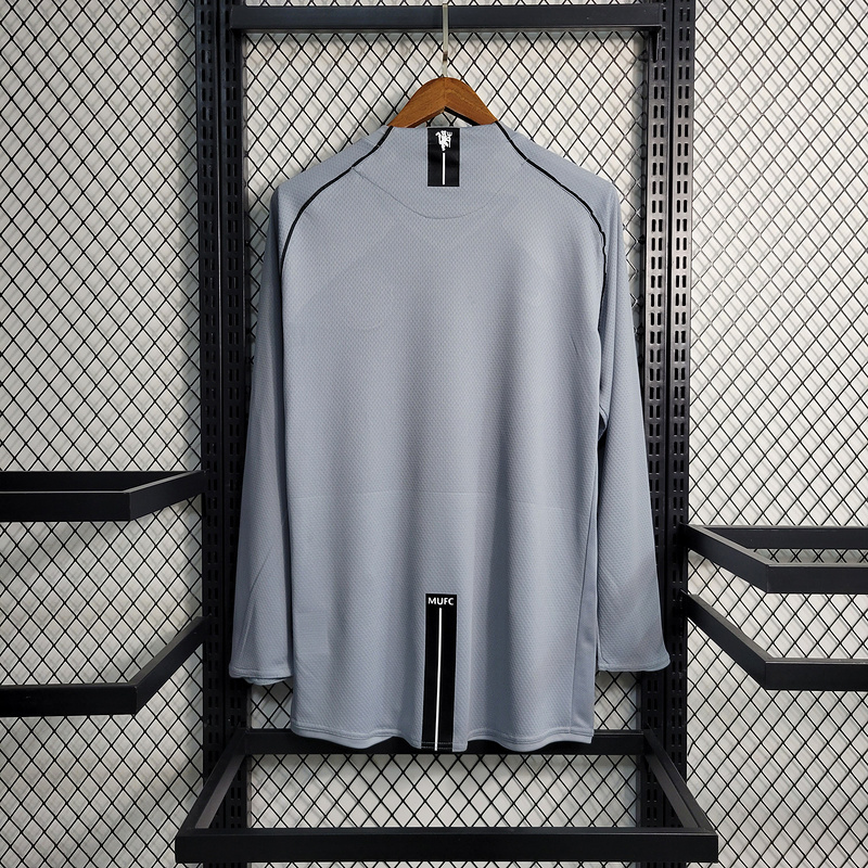 Retro 2007-08 Manchester United gray goalkeeper Football jersey retro