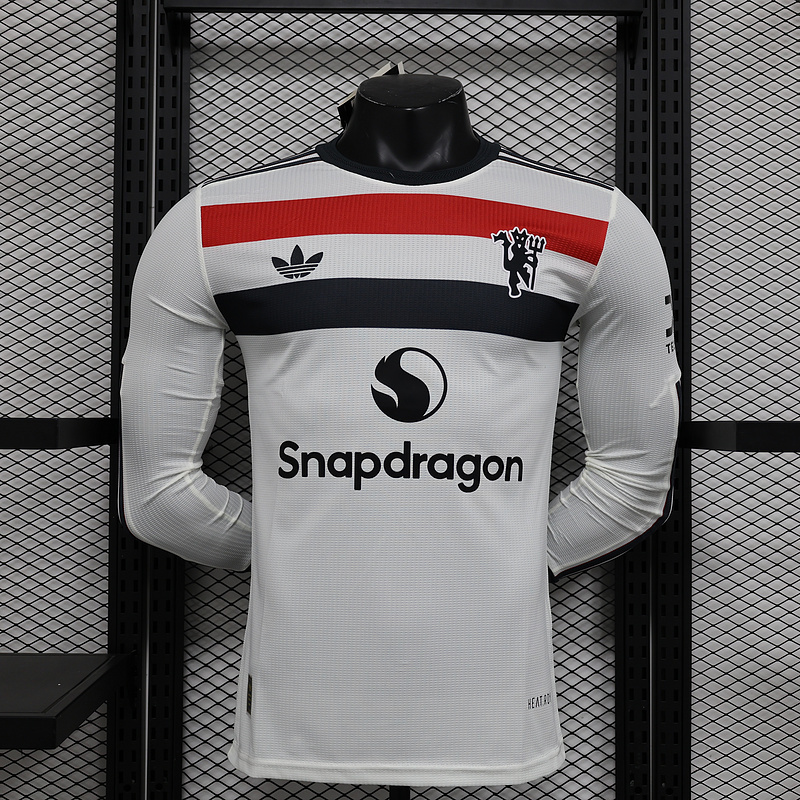 Player 2024-25 Manchester United Third Away Long Sleeves Football jersey