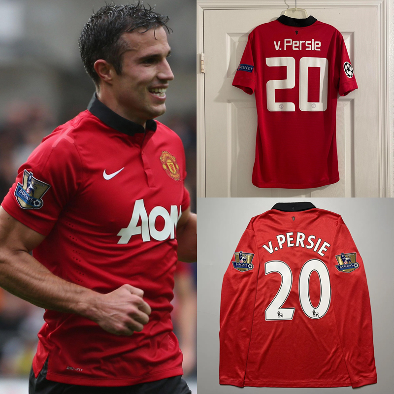 Retro 2013-14 Manchester United Home Football jersey retro