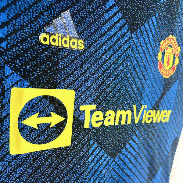 Retro Player 2021-22 Manchester United 2 away Football jersey Retro