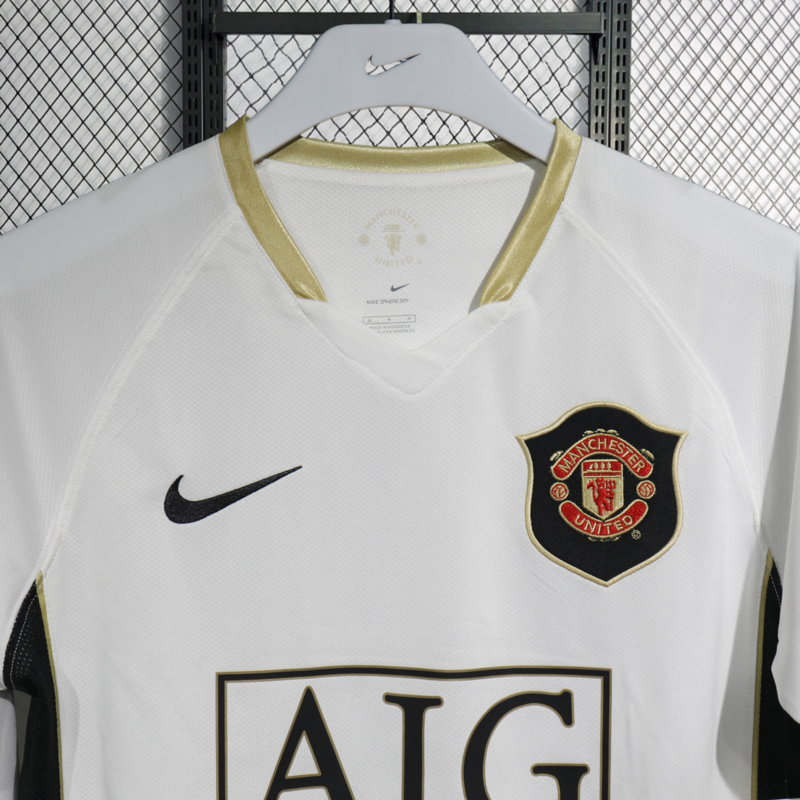 Retro player 2006-07 Manchester United Away long sleeved Football jersey retro