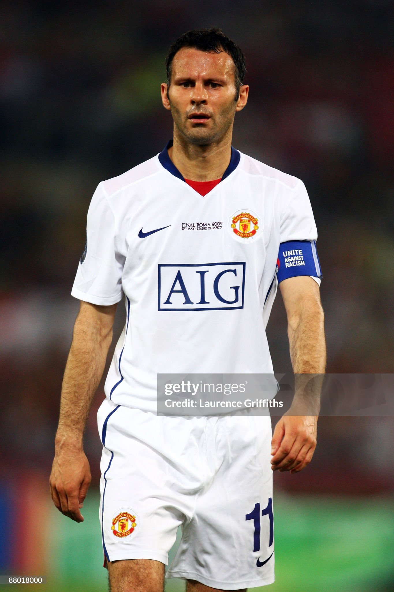 Retro player 2008-09 Manchester United Away White Football jersey retro