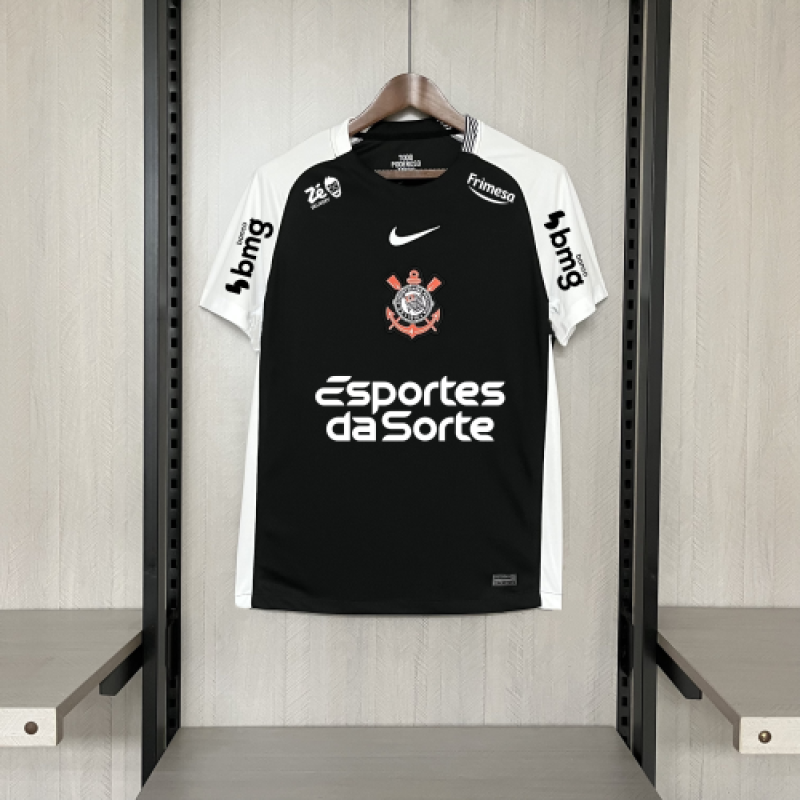 2025-26 Corinthians away game sponsorshipy Football jersey