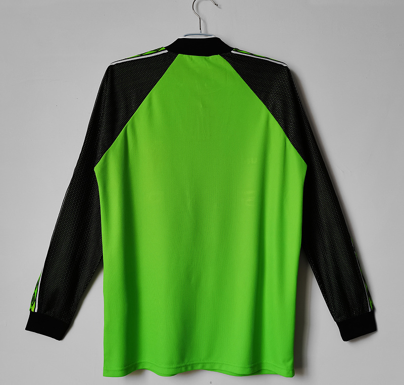 Retro Long Sleeve 1998-99 Goalkeeper Top Manchester United  Football jersey retro