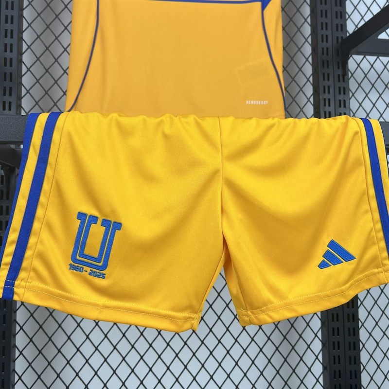 2025-26 Tigres UANL Home Kids Football jersey