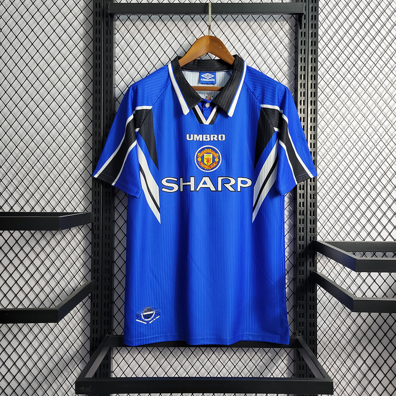 Retro 1996-97 Manchester United away CANTONA BECKHAM GIGGS KEANE Football jersey retro