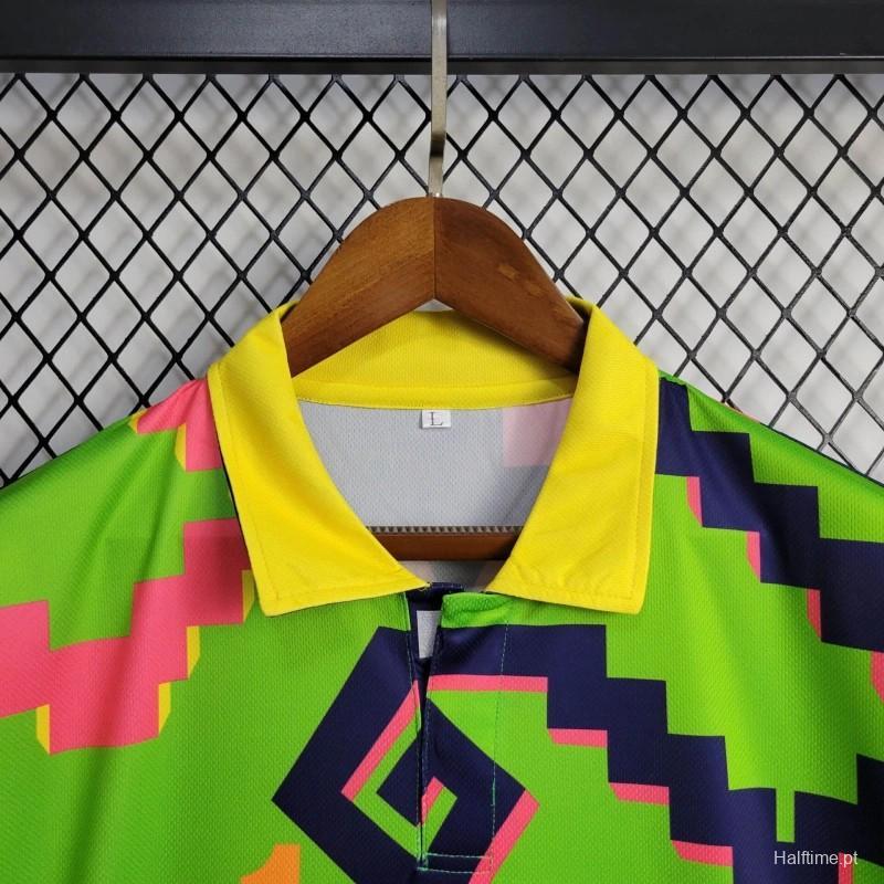 Retro 1995 Mexico Goalkeeper Campos Football jersey retro