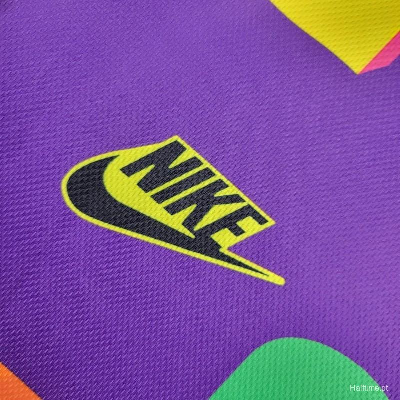 Retro 1995 Mexico CAMPOS 9 Home Orange Football jersey retro