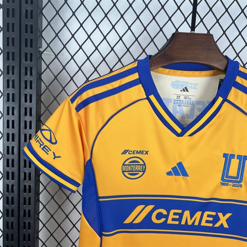 2025-26 Tigres UANL Home Kids Football jersey
