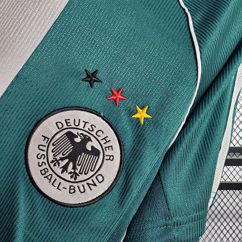 Retro 1998 Germany away MOLLER #7 Klinsmann #18 MATTHAUS #8 Football jersey retro