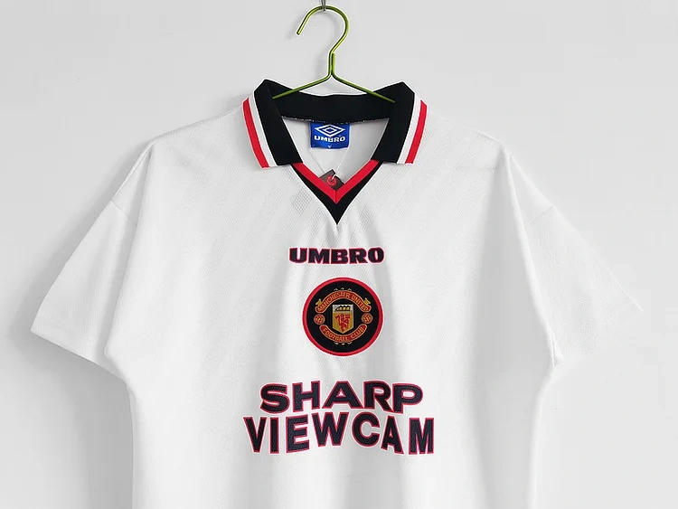 Retro 1996-97 Manchester United away CANTONA BECKHAM GIGGS KEANE Football jersey retro