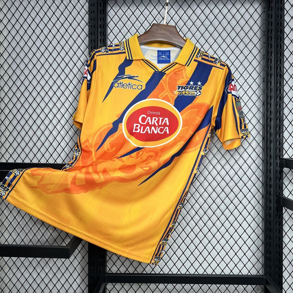 Retro 1997-98 Tigres UANL Home Football Jersey Retro