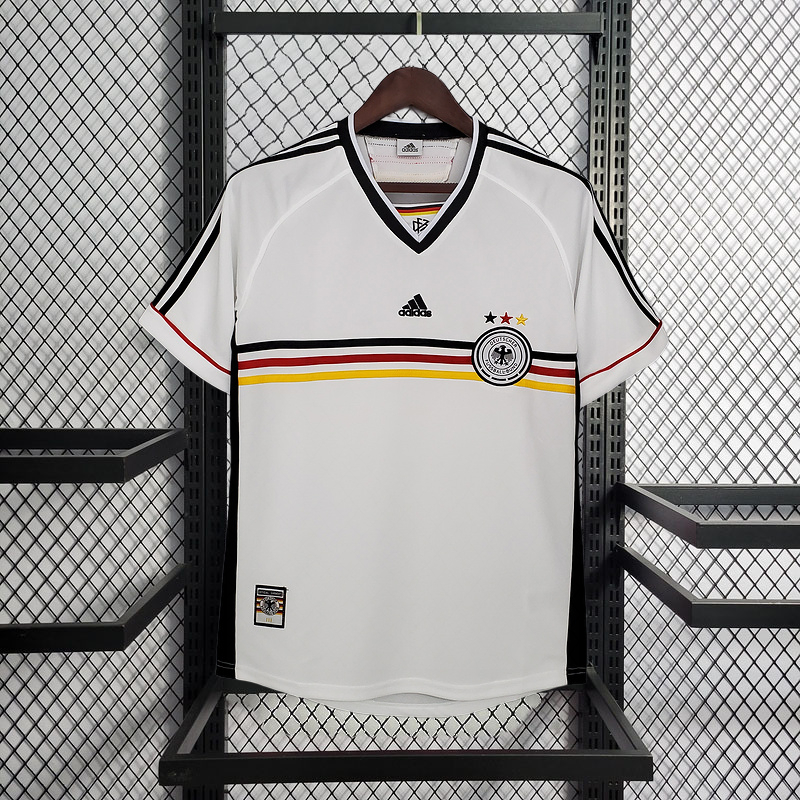 Retro 1998 Germany home MOLLER #7 Klinsmann #18 MATTHAUS #8 Football jersey retro