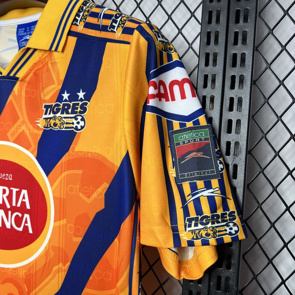 Retro 1997-98 Tigres UANL Home Football Jersey Retro