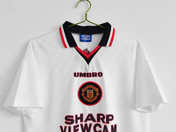 Retro 1996-97 Manchester United away CANTONA BECKHAM GIGGS KEANE Football jersey retro