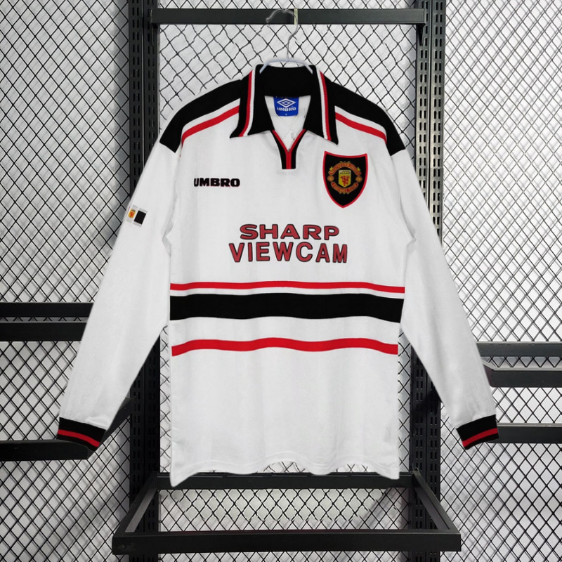 Retro 1997-99 Manchester United BECKHAM GIGGS KEANE SHERINGHAM Football jersey retro