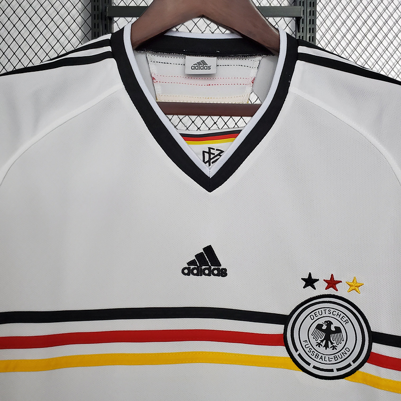 Retro 1998 Germany home MOLLER #7 Klinsmann #18 MATTHAUS #8 Football jersey retro